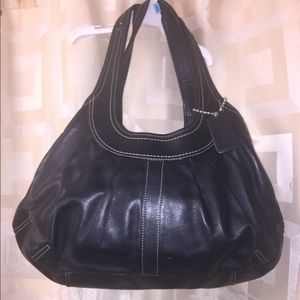 Coach | Black Leather Hobo Purse